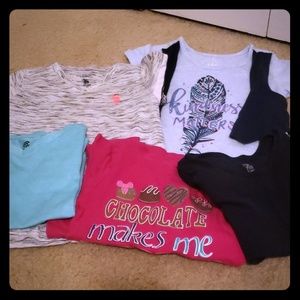 Girls size 6 shirt bundle